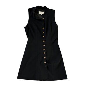 Elegant Black Sleeveless Boutique Dress – Size 6